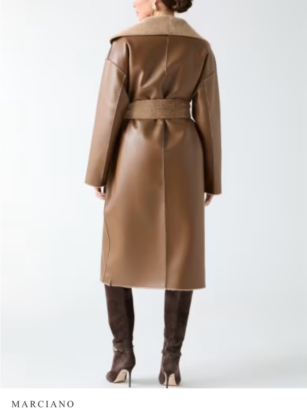 Marciano by Guess Ines Reversible Faux-Leather Coat - Picture 4 of 12